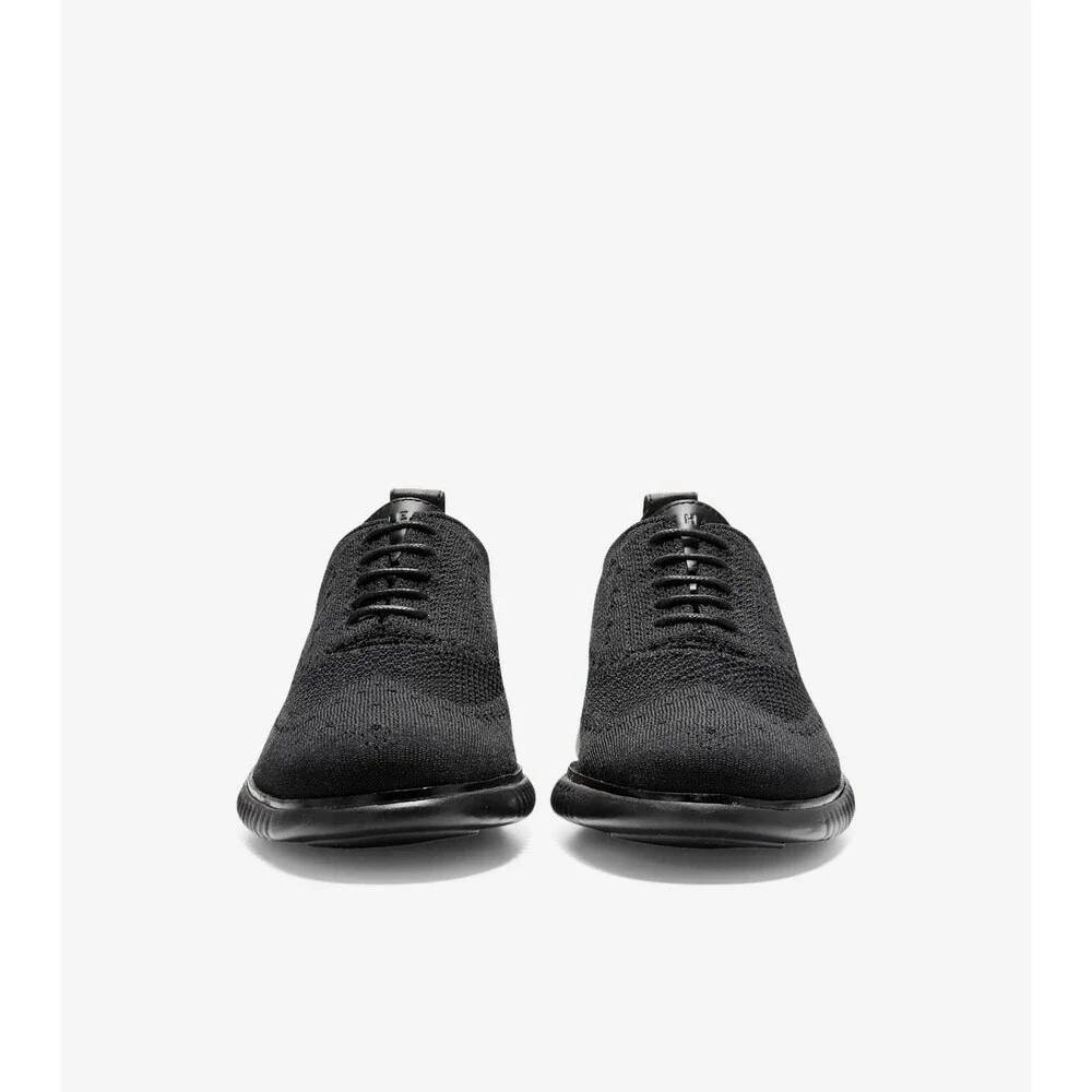 Cole Haan 2.ZERØGRAND Stitchlite C28527 Oxfords Men 7 Black Wingtip Shoes UWU106